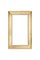 Creative Mark Elegant Plein Aire Gold Frame with Linen Liner, Ornate Open Back Picture Frames, No Glass or Backing, Gessoed Wood, 2.75-inch Wide Moulding